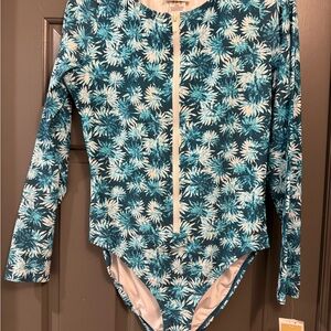 MICHAEL Michael Kors Kids Blue Floral Rashguard